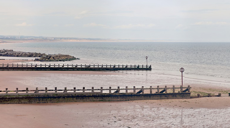 groynes on beach