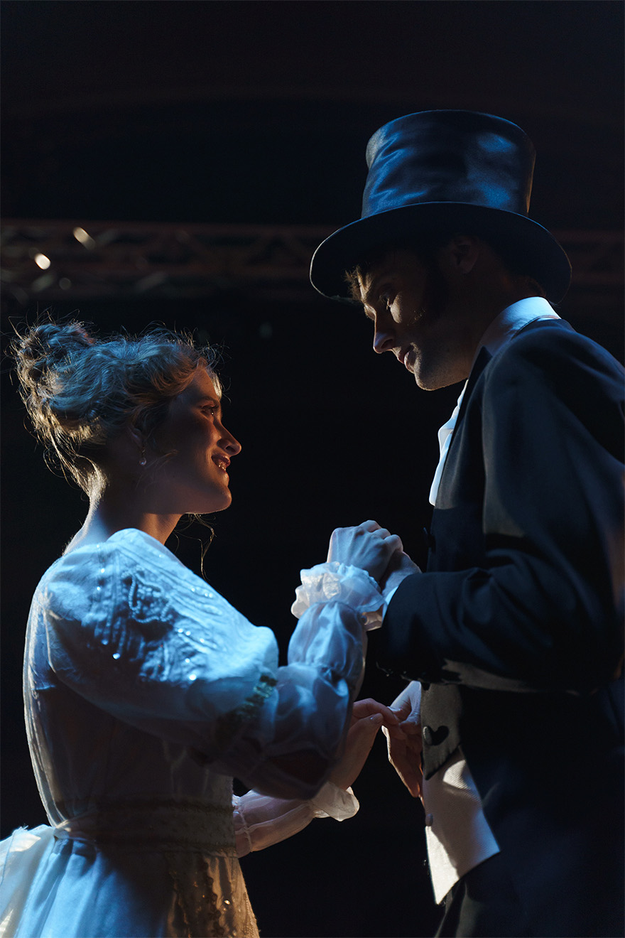 couple on stage