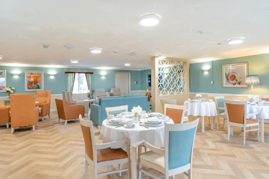 Dining Room at Ashlea Court Care Home