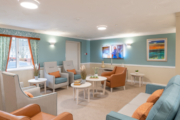 Lounge at Ashlea Court Care Home