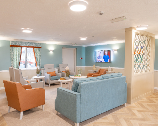 Lounge at Ashlea Court Care Home