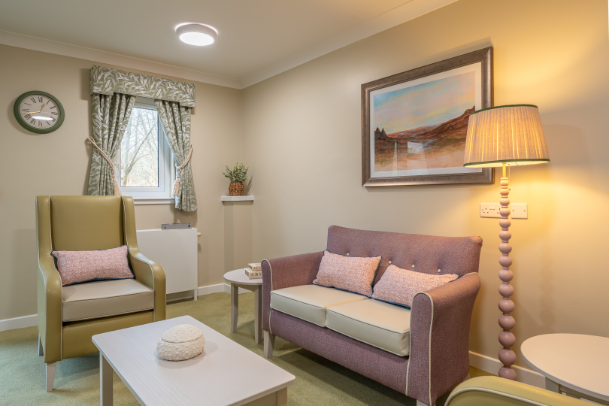 Lounge at Ashlea Court Care Home