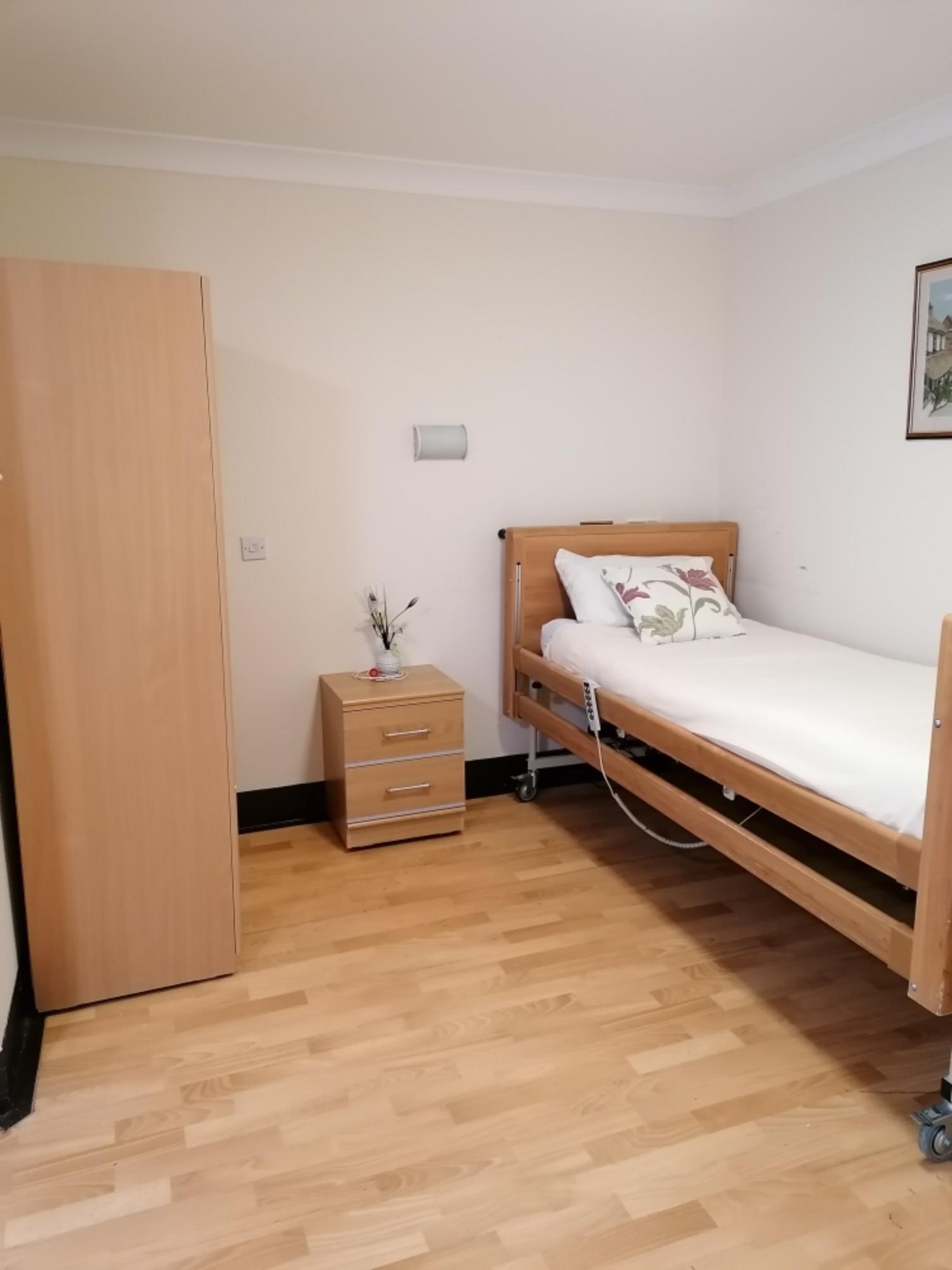 bedroom in ashlea court care home